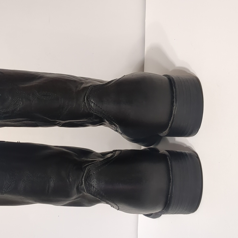 Ariat Heritage Roper Western Boot black leather Men's size 10D - Picture 3 of 11